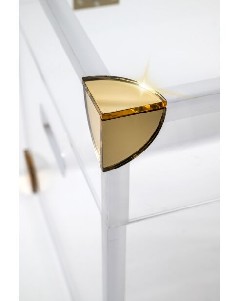 Petit coffre Baù transparent - 25x40x25 cm