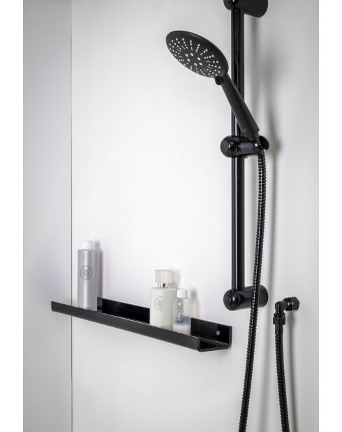 Étagère de douche calipso noire l.600 - 11x16x70 cm