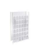 Eur transparante parapluhouder - 35x11x60 cm