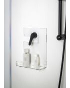 Douche calipso crutch transparente - 31x40x13 cm