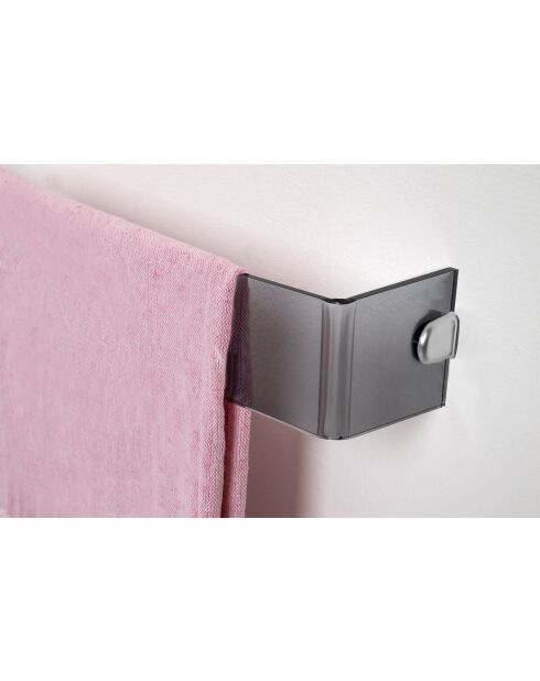 Porte - serviettes clio gris moyen - 17x46x11 cm