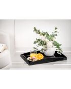 Plateau de service petit noir - 40x58x9 cm