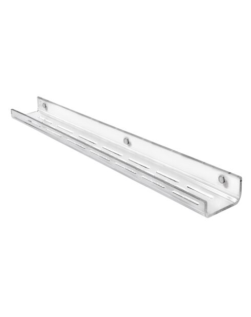 Etagere de douche calipso transparente l.600 - 11x16x70 cm