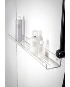 Etagere de douche calipso transparente l.600 - 11x16x70 cm