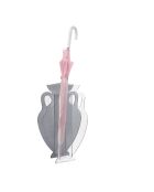 Paragüero ahumado Ampha - 35x11x56 cm