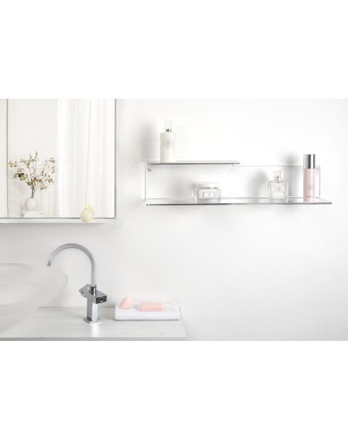 Etagère suite l 60 transparente - 30x79x20 cm