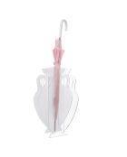 Ampha weißer Schirmhalter - 35x11x56 cm