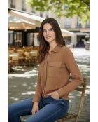 Gilet Marcelline marron