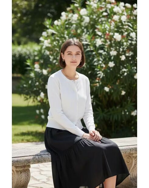 Cardigan bianco Azurra