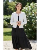 Cárdigan blanco Azurra