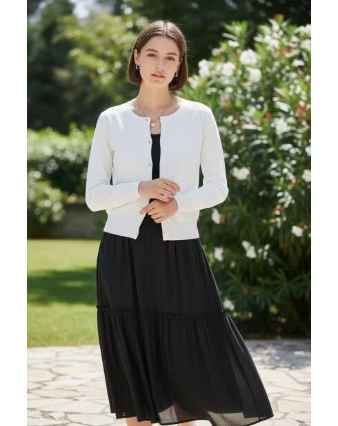 Cardigan bianco Azurra