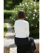 Cárdigan blanco Azurra