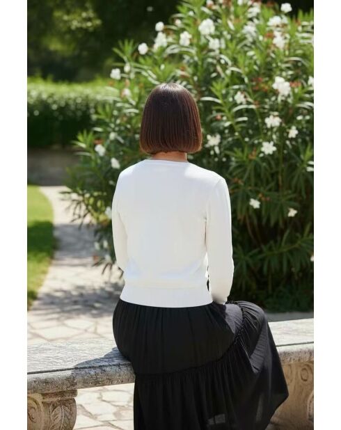 Cardigan bianco Azurra