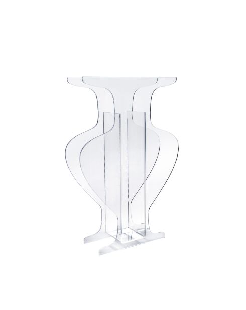 Etrusco transparante parapluhouder - 38x11x60 cm