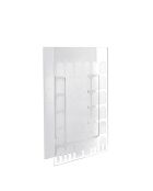 Paragüero blanco Eur - 35x11x60 cm