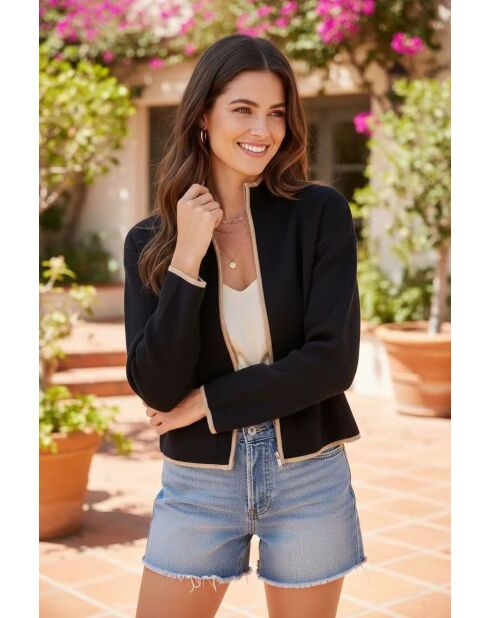 Gilet nero Marcelline