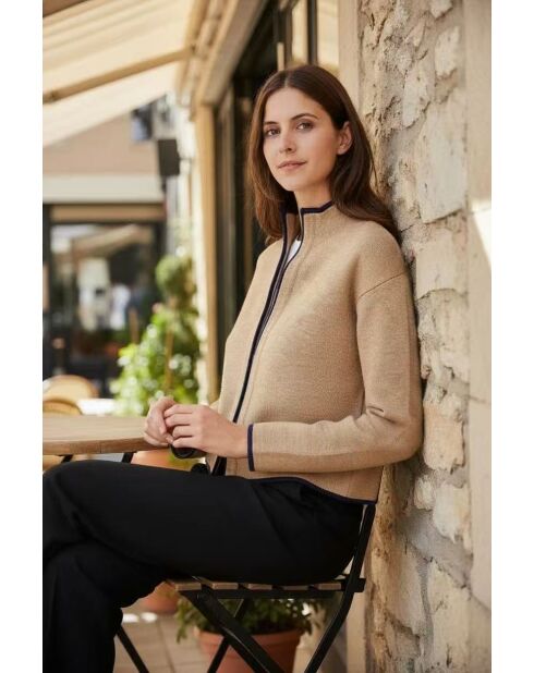 Chaleco Marcelline nougat