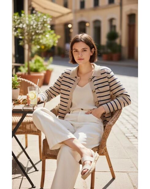 Cardigan Nola nougat