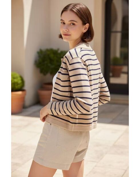 Cardigan Nola nougat