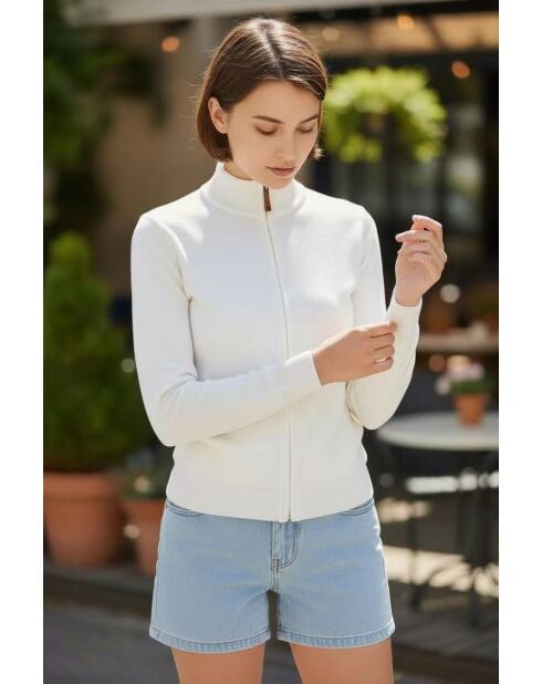 Cardigan Evie blanc