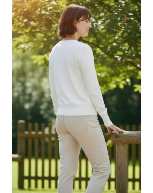 Cárdigan blanco Ariel