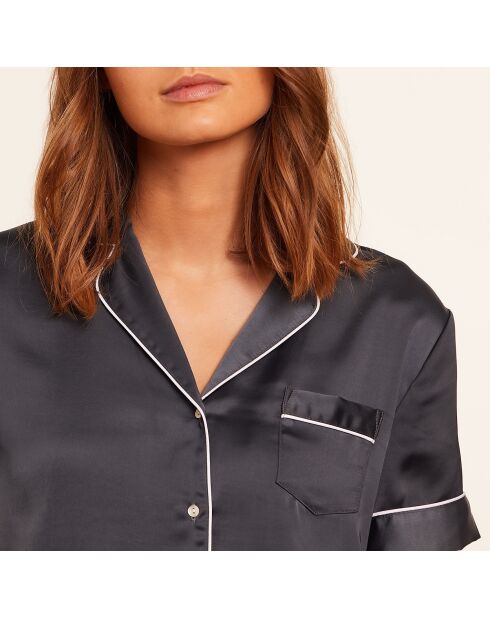 Gia Spe anthrazitfarbenes Hemd