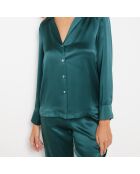 Camisa verde nacarada