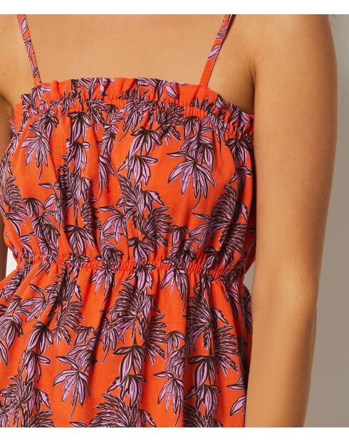 Canotta Felicito camisto con stampa mattoncini