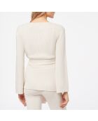 Maglione beige Calya