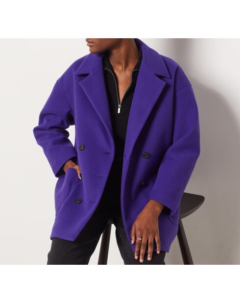 Manteau Angus violet
