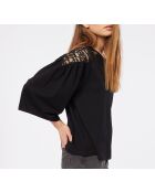 Perly schwarzes T-Shirt