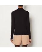 Schwarzer Rollkragenpullover Criss