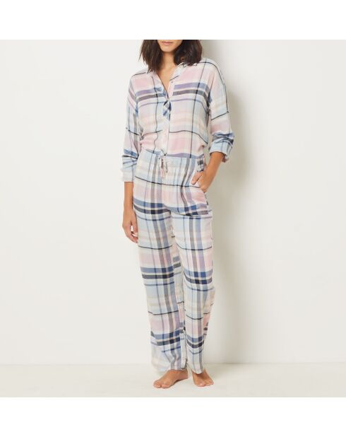 Veelkleurige geruite Oden-broek