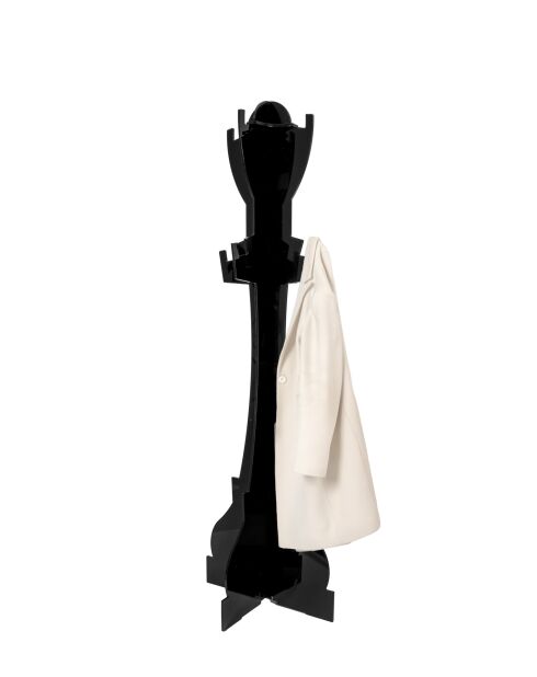 Perchero negro Sovrana - 60x60x165 cm