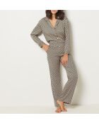 Roseanne schwarze bedruckte Hose