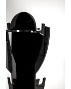 Perchero negro Sovrana - 60x60x165 cm