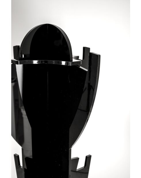 Perchero negro Sovrana - 60x60x165 cm