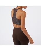 Camiseta sin mangas marrón Podium