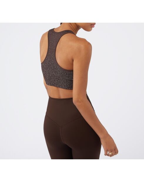 Camiseta sin mangas marrón Podium