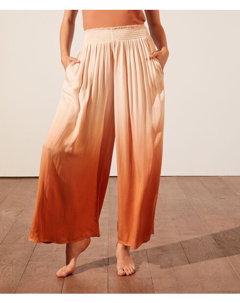 Deepdye okerkleurige mosterdbroek