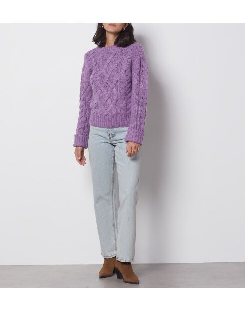Pull Claudy mauve