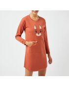 Camisón Big T Nance en ladrillo rojo