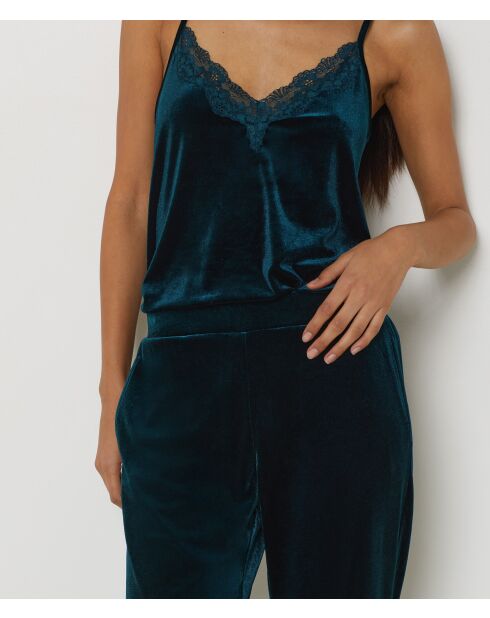 Blauwgroene broek Bellah