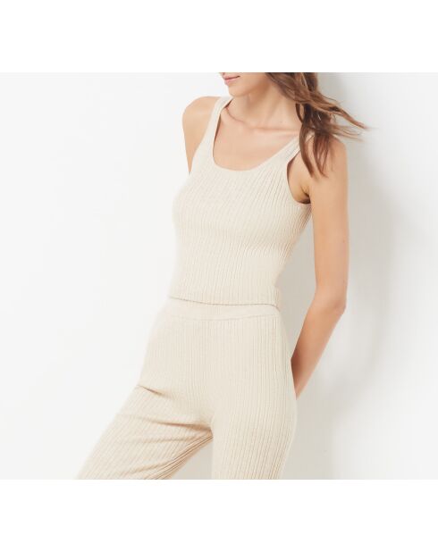 Canotta beige Dilana