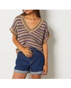 Mehrfarbiger Chachou Pullover