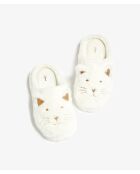 Ecru Chachou Pantoletten