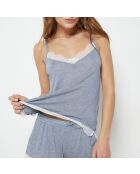 Marineblauw hemdje Warm Day