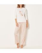 Pigiama a tre pezzi rosa Vangelis