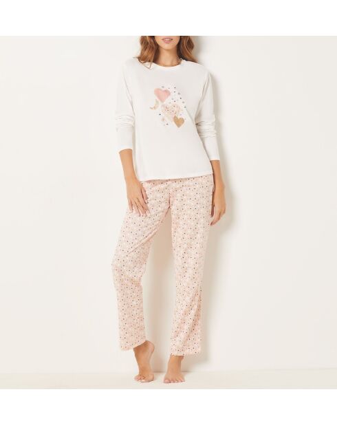 Roze driedelige pyjama Vangelis