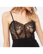 Camicia da notte nera